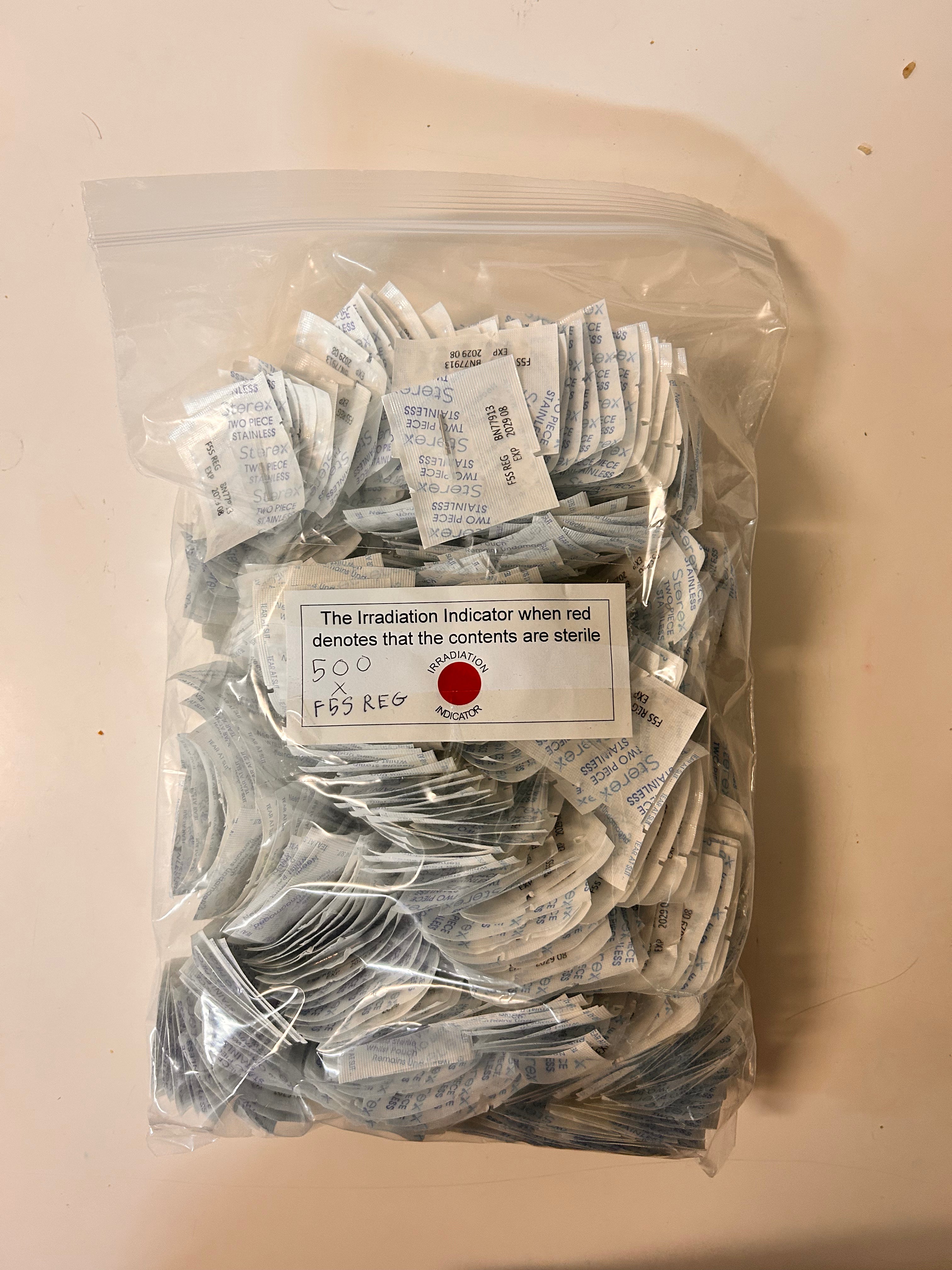 Sterex Stainless Steel Two-Piece Probes - Bag of 500